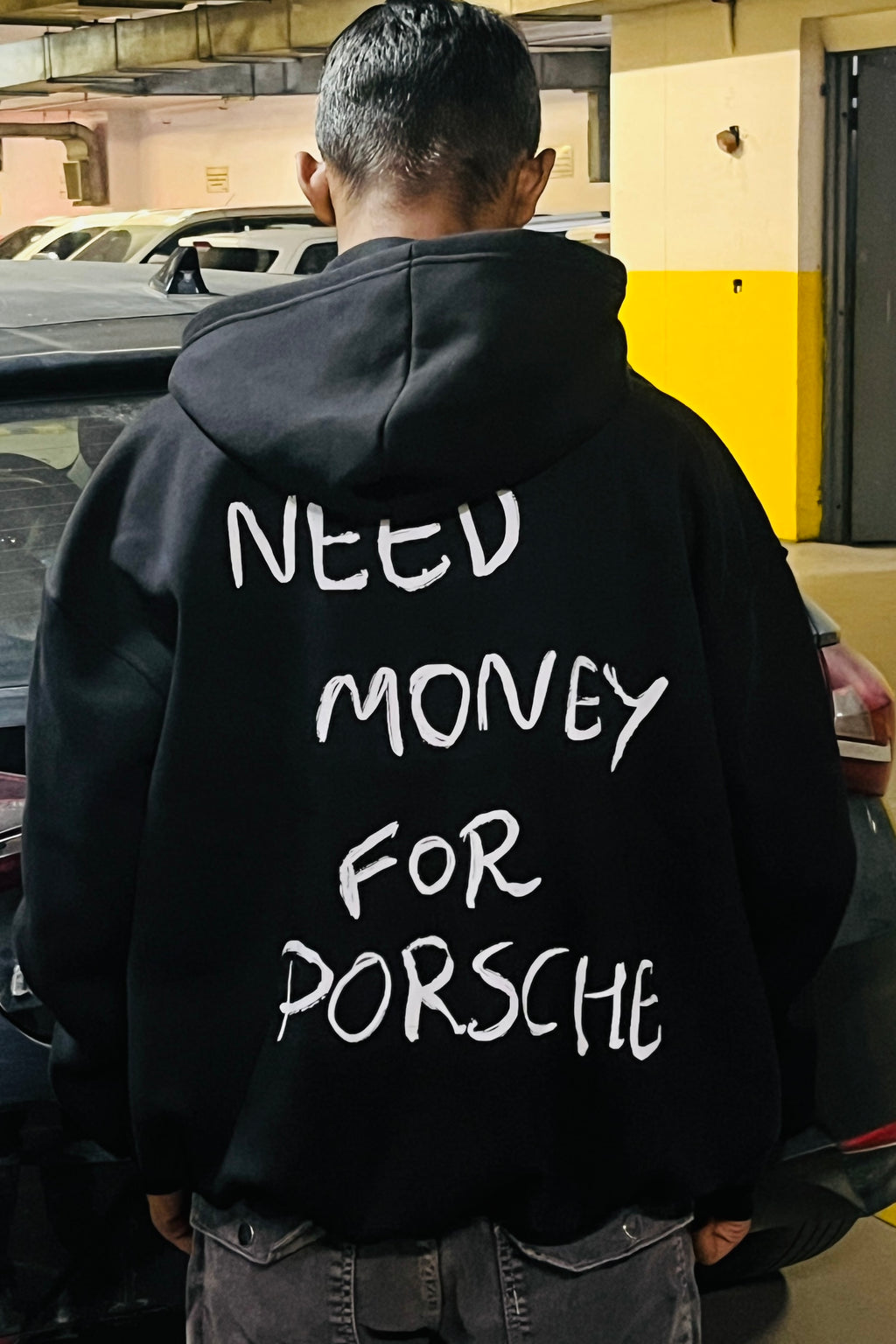 NEED MONEY FOR PORSCHE OVERSIZED HOODIE