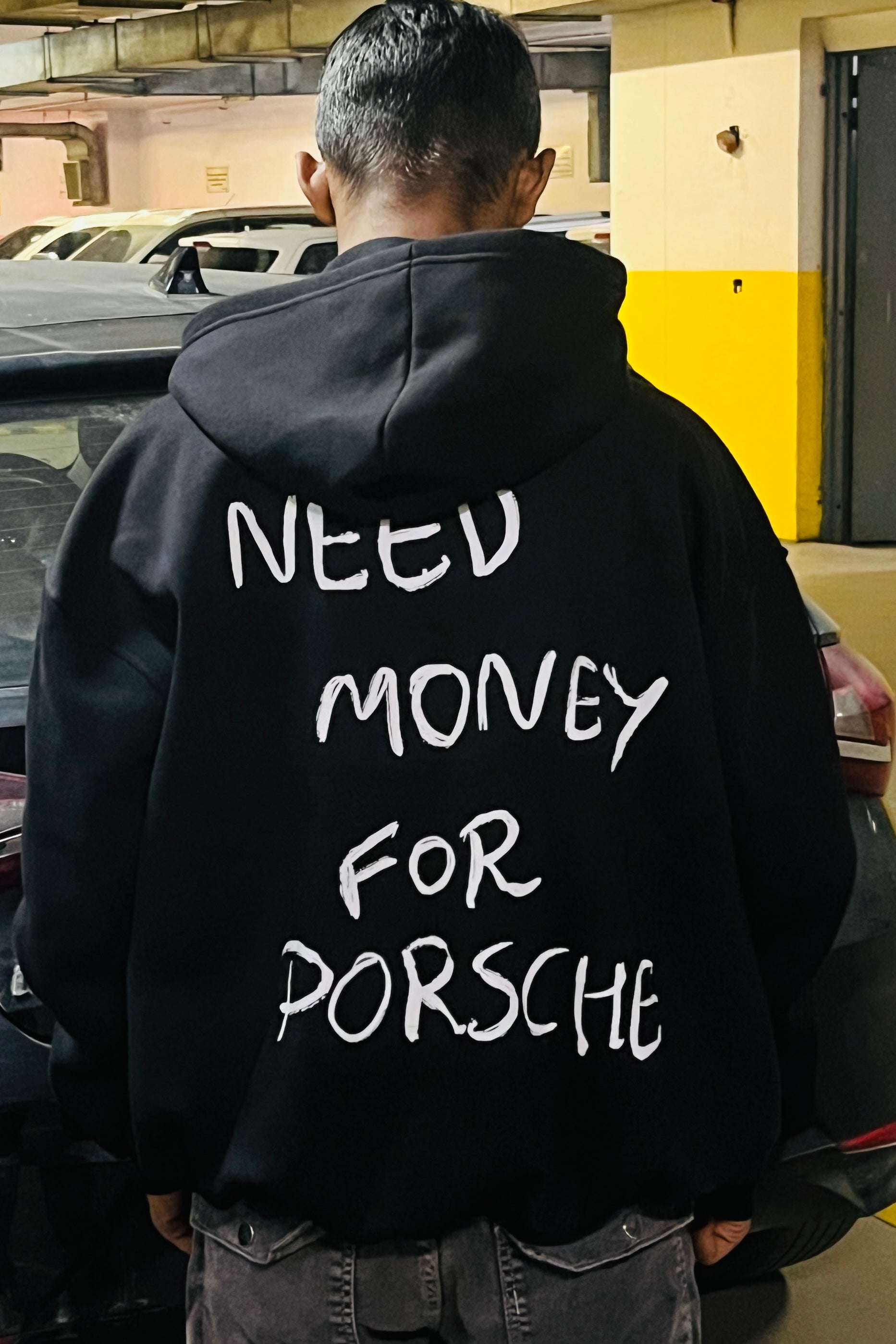 NEED MONEY FOR PORSCHE OVERSIZED HOODIE