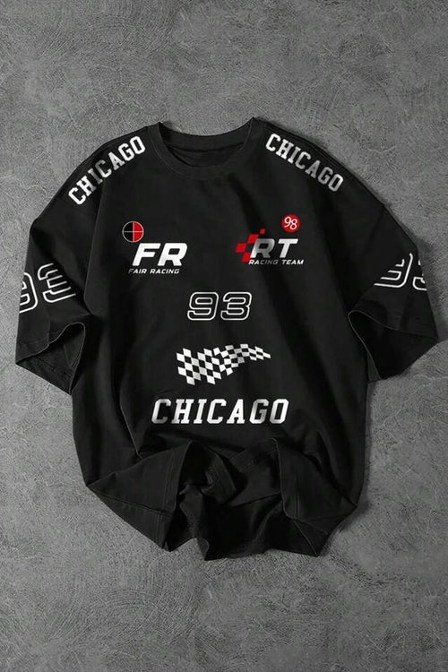 BLACK F1 RACING T-SHIRT