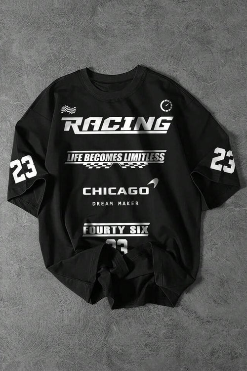 BLACK F1 RACING T-SHIRT