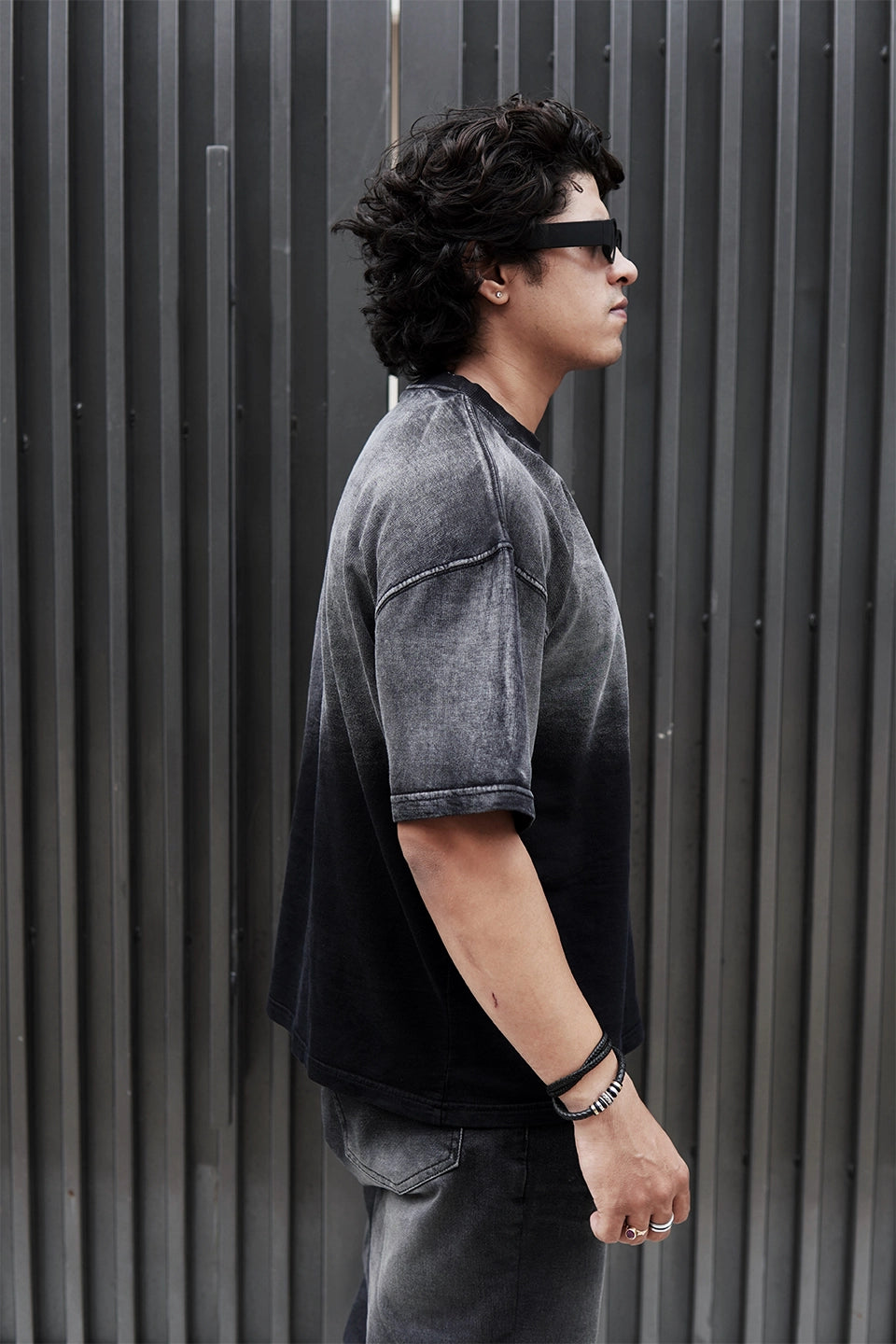 HALF WASHED T-SHIRT