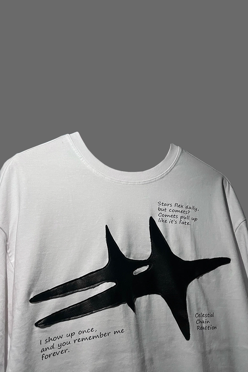 COMET LEATHER PATCH T-SHIRT
