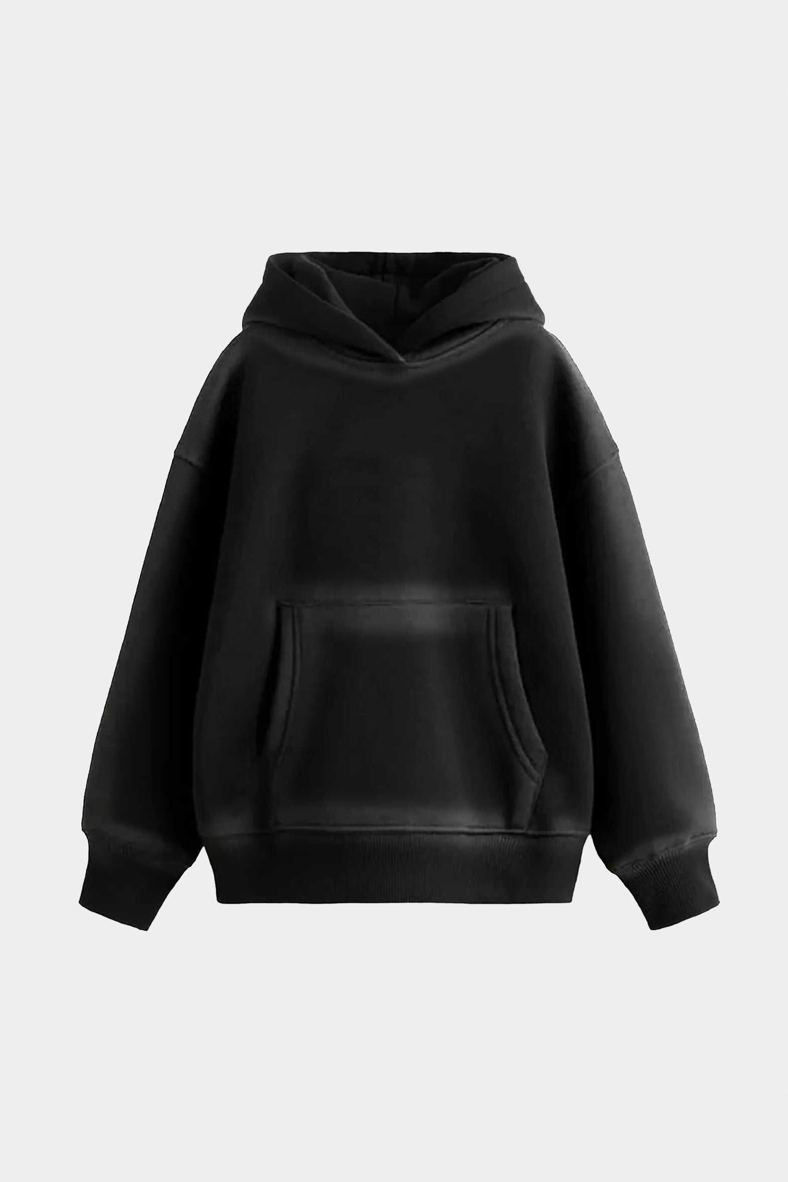 GREY SPRAY PAINTED OVERSIZED HOODIE