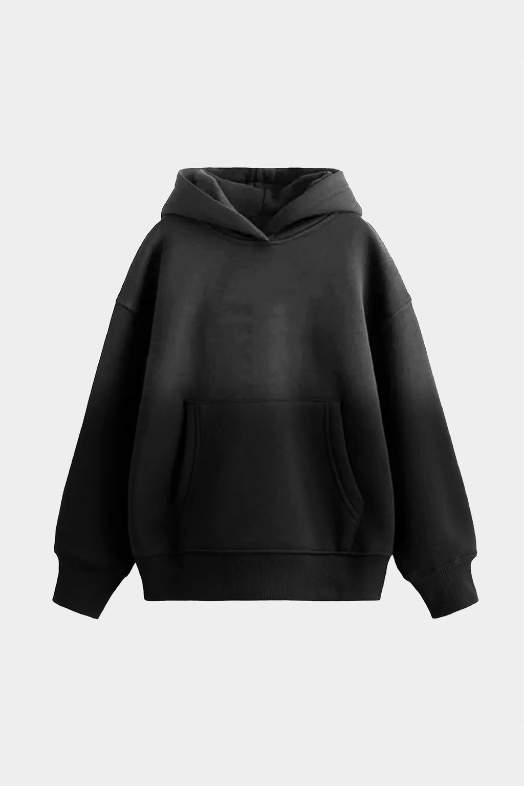 HALF GREY OVERSIZED HOODIE