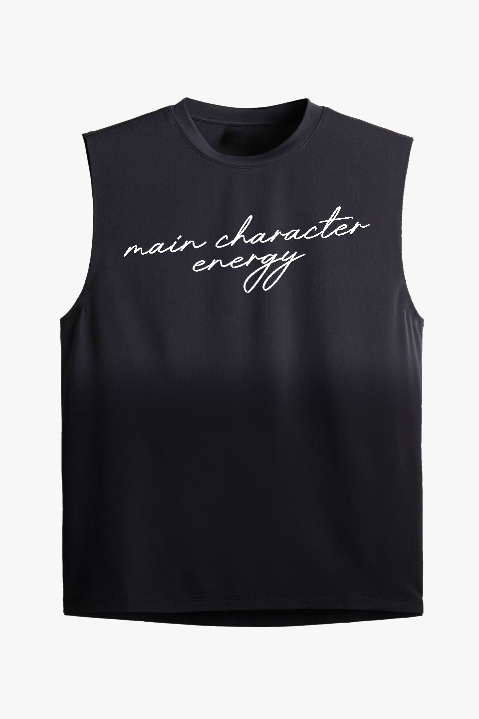 MAIN CHARACTER HALF GREY VEST TANK