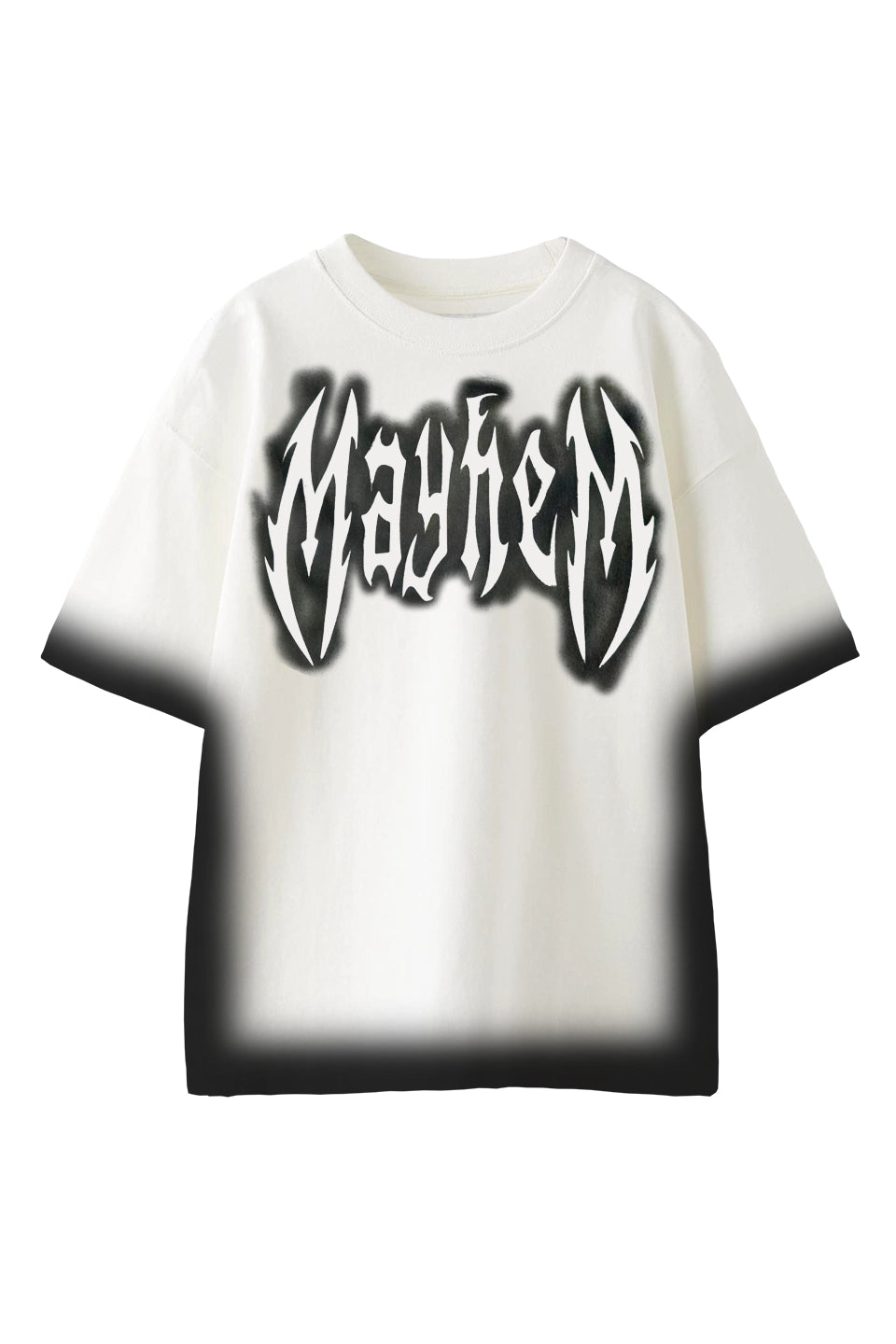 MAYHEM SPRAY-PAINTED T-SHIRT